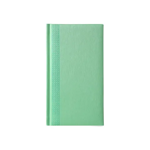 Planner-caiet Finesse, nedatat, 9.5 x 17.5 cm, verde reseda