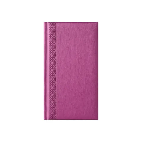 Planner Finesse, fără dată, 9.5 x 17.5 cm, cyclamen