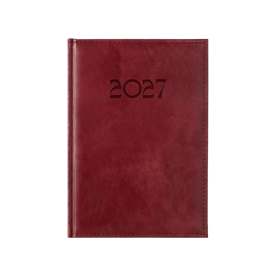 Calendar-agendă Vihren, datat, B5, roșu