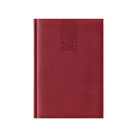 Picasso Agendă planner, nedatată, A5, bordo