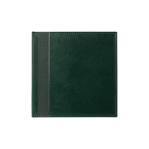 Agendă-calendar K2, nedatată, 20 x 20 cm, verde