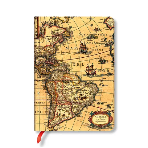 Paperblanks Caiet Western Hemisphere, Midi, 88 file
