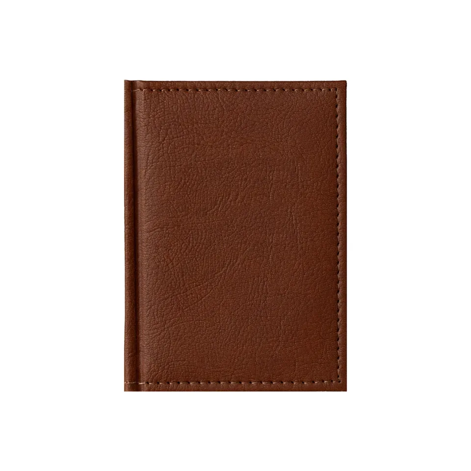 Planner Casanova, datat, 10 x 15 cm, copertă din piele, maro
