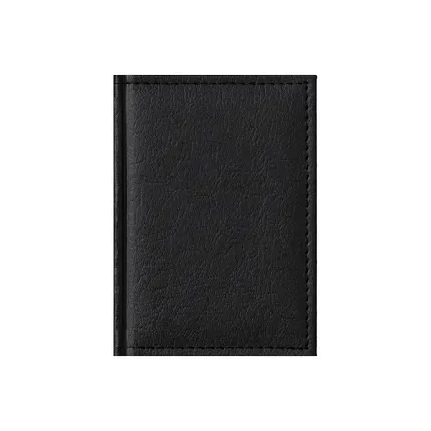 Planner Casanova, datat, 10 x 15 cm, copertă din piele, negru