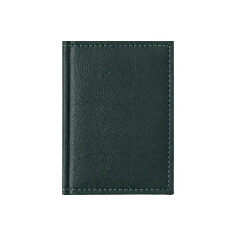 Planner Casanova, datat, 10 x 15 cm, copertă din piele, verde