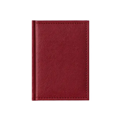 Planner Casanova, datat, 10 x 15 cm, copertă din piele, bordo