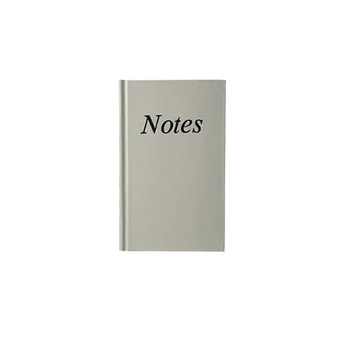 Caiet Notes, 8 x 14 cm, gri