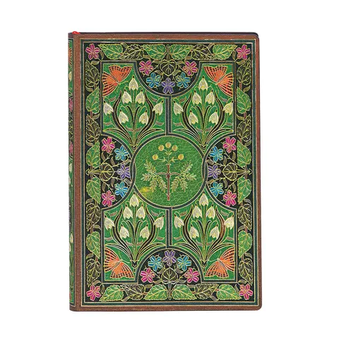 Paperblanks Caiet Poetry in Bloom, 95 x 140 mm, dictando, copertă moale, 88 file