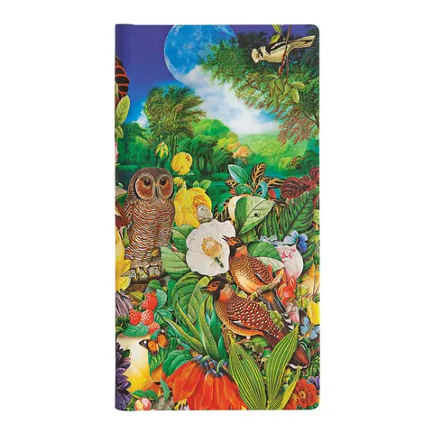 Paperblanks Caiet Moon Garden, Slim, 88 file