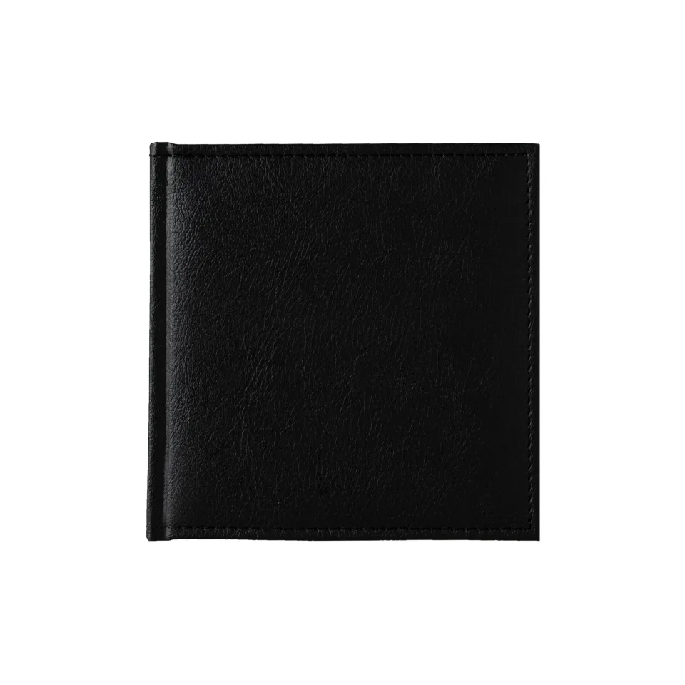 Planner Vega, nedatat, 16 x 16 cm, negru