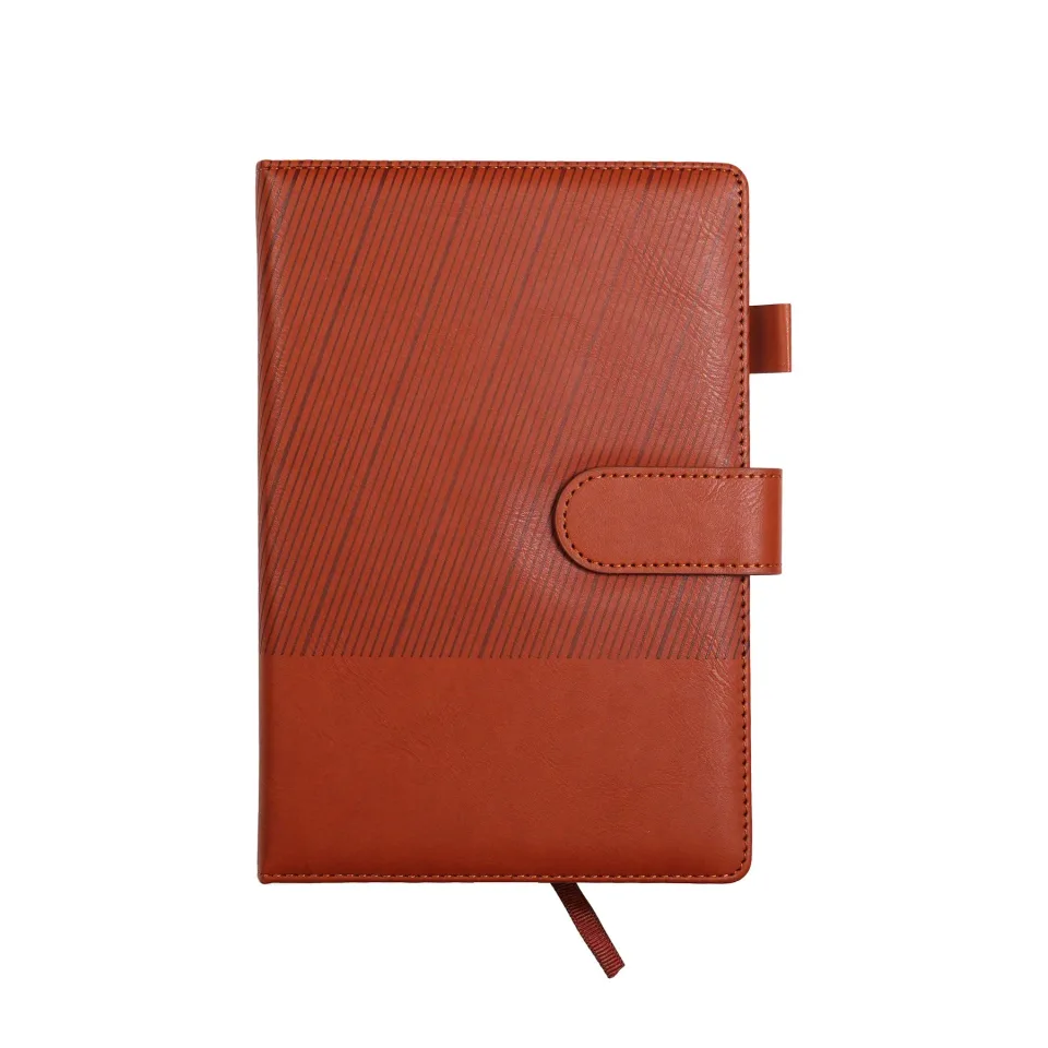 Carnet, cu închidere magnetică, nedatat, A5, maro