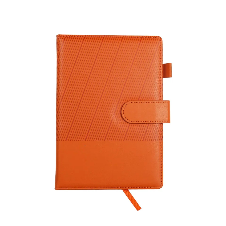 Carnet, cu închidere magnetică, nedatat, A5, portocaliu