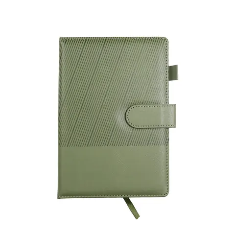Caiet, cu închidere magnetică, nedatat, A5, verde