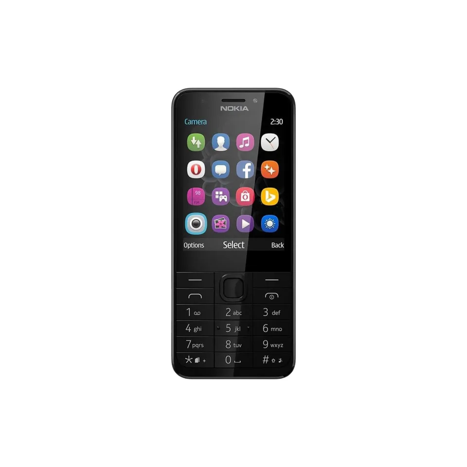 Telefon mobil Nokia 230, Dual SIM, 16 MB, 2.8'', gri închis, TFT