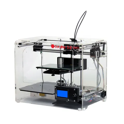 Printer 3.0 Colido 3D X, temperatura maximă a patului încălzit 110 °C, temperatura maximă a duzei 260 °C, diametrul filamentului 1.75 mm, STL/OBJ/GCODE