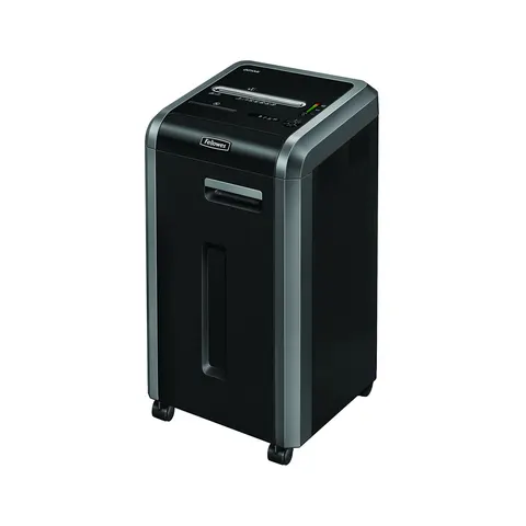 Distrugător de documente Fellowes Powershred 225MI, 100% anti-blocare, tăiere transversală, 60 l