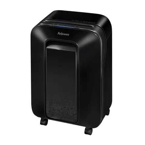 Distrugător de documente Fellowes Powershred LX201, Microcut, 22 L, negru, P-5, timp de funcționare 10 min, Micro-Cut