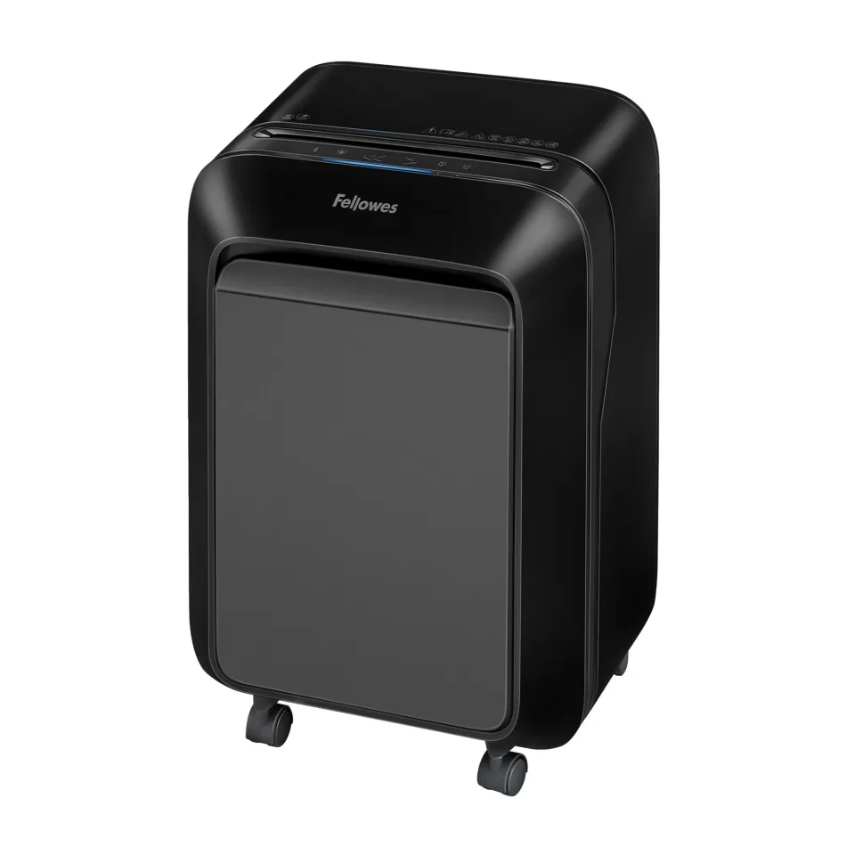 Distrugător de documente Fellowes LX211, Micro-Cut, 23 L, negru, P-5, pentru 1-3 utilizatori