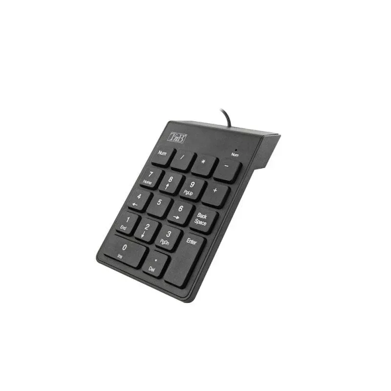 Tastatură TNB cu cifre K-PAD, cu cablu 1.2 m, USB