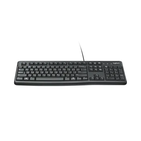 Tastatură Logitech K120, USB, cu cablu 1.5 m, negru