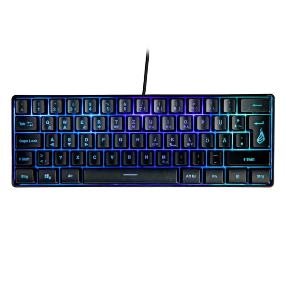 Tastatură SureFire Kingpin X1, cu cablu 1.8 m, gaming, USB Type-A, 61 butoane