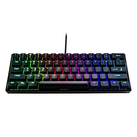 Tastatură SureFire Kingpin M1, cu cablu 1.8 m, gaming, metal, USB Type-A, 61 butoane