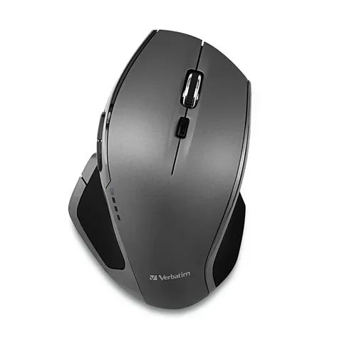 Mouse Verbatim Blue Led, ergonomic, wireless, 8 butoane, USB