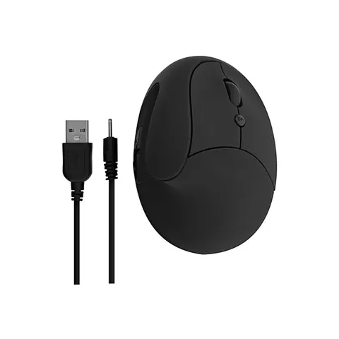Mouse TNB Mini, wireless, ergonomic, cu baterie reîncărcabilă, USB-A, 6 butoane