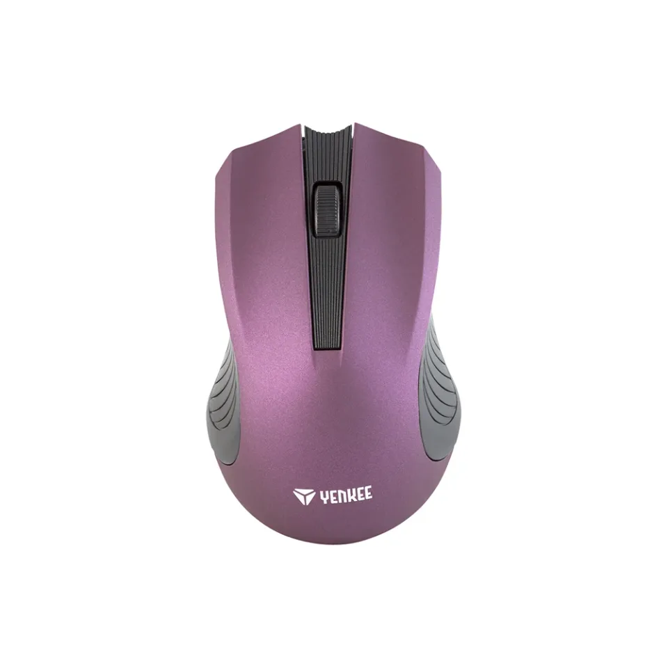 Mouse Yenkee 2015PE, wireless, optic, 1600 dpi, USB, 3 butoane, mov