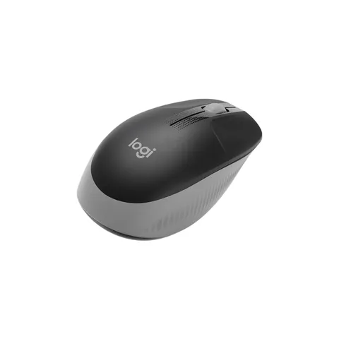 Mouse Logitech M190, wireless, 1000 dpi, 3 butoane, USB, negru-gri