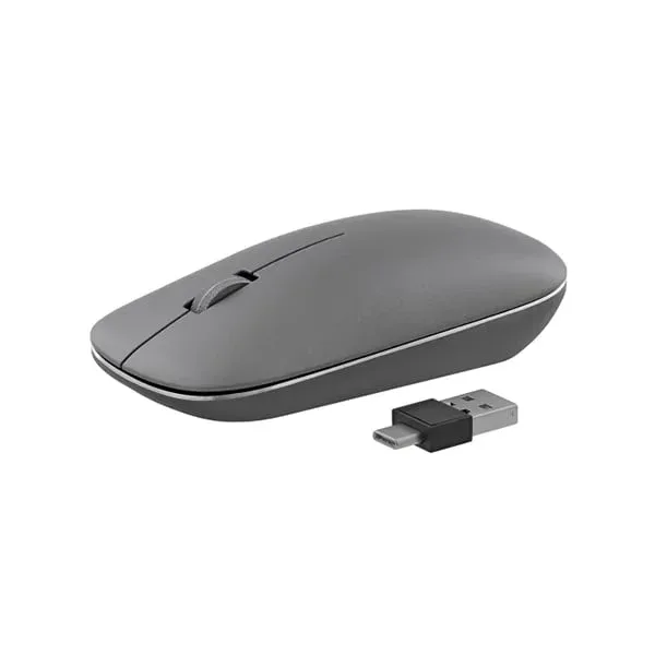 Mouse TNB iClick, Bluetooth, 3 butoane, 1600 dpi, USB, gri