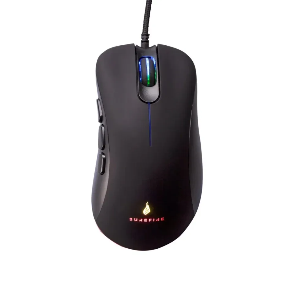 Mouse SureFire Condor Claw, gaming, cu fir, 8 butoane, RGB, USB