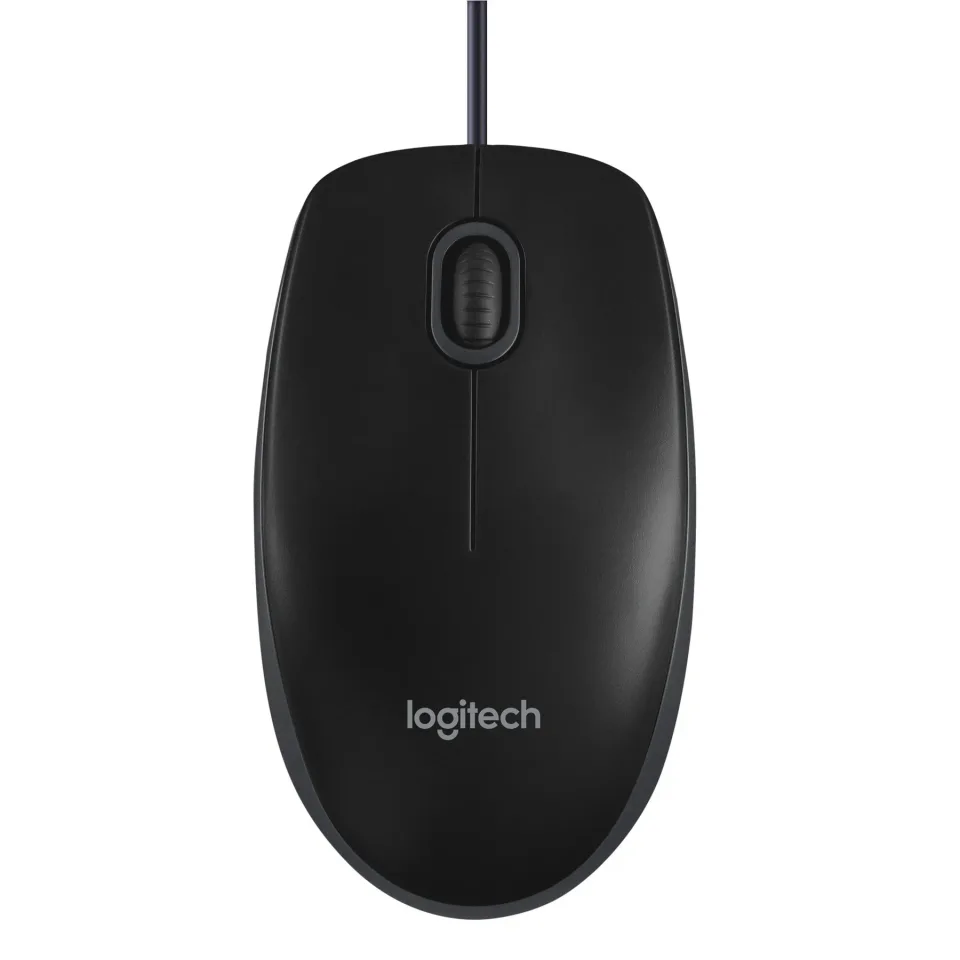 Mouse Logitech B100, optic, USB, 800 dpi, negru