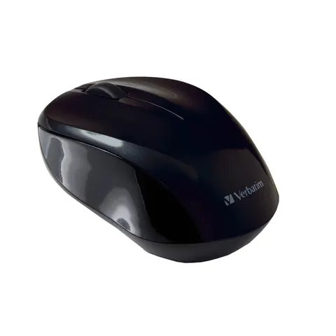 Mouse Verbatim Go Nano, wireless, optic, USB, 1600 dpi, negru