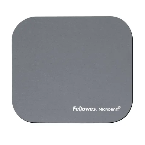 Mouse pad Fellowes Microban, antibacterian, 2mm, gri