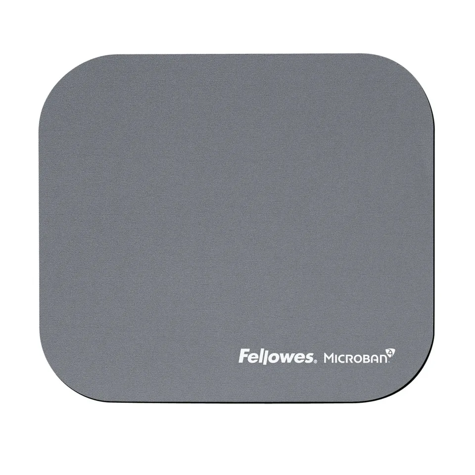 Mouse pad Fellowes Microban, antibacterian, 2mm, gri