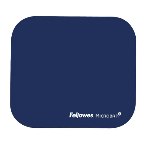 Mouse pad Fellowes Microban, antibacterian, 2mm, albastru