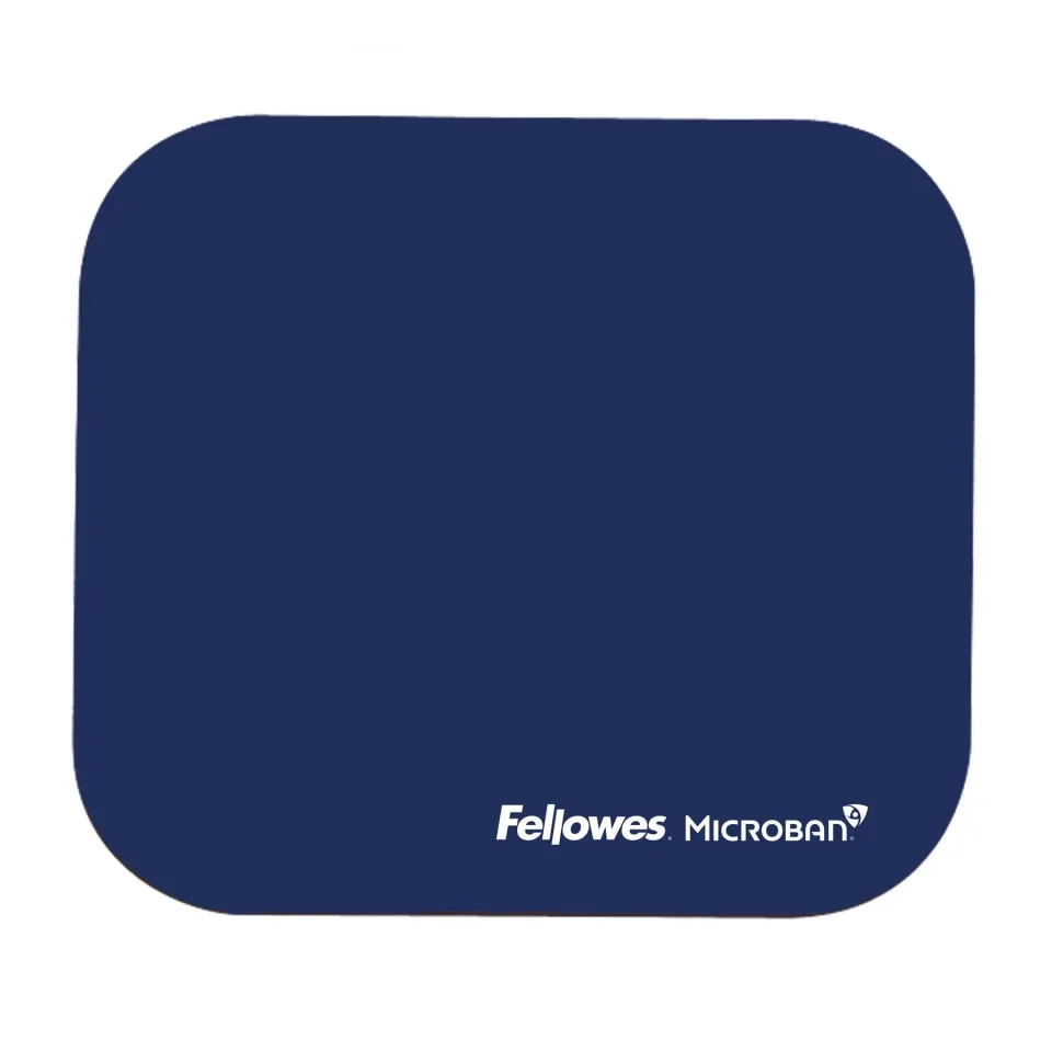 Mouse pad Fellowes Microban, antibacterian, 2mm, albastru