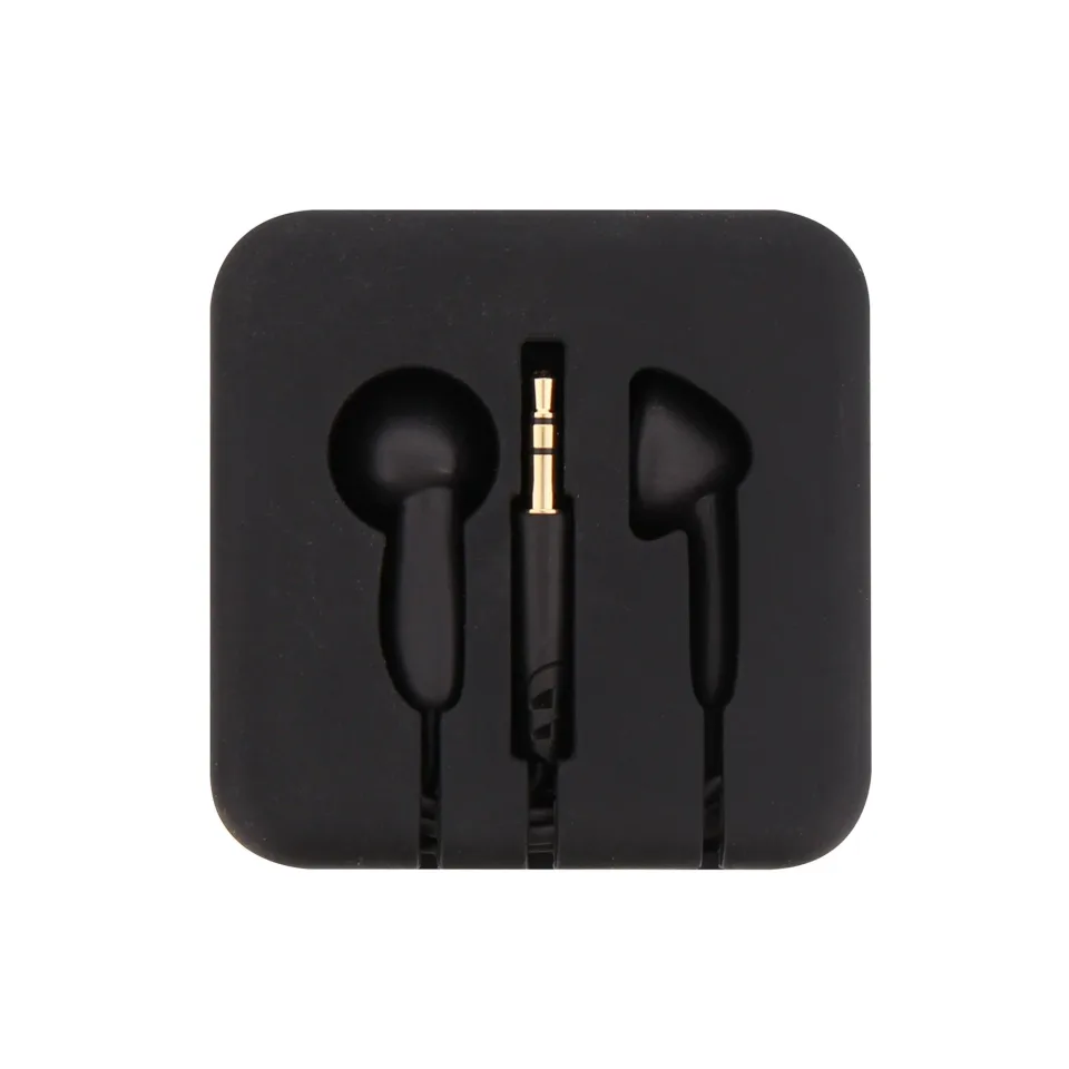 Căști TNB Pocket, mufă 3.5 mm, cablu 1.2 m, negru, în cutie de silicon
