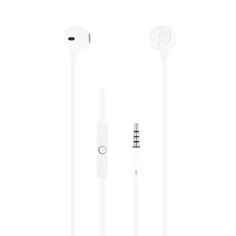 Căști TNB Sweet In Ear, cu microfon, jack 3.5 mm, 93 dB, cablu 1.2 m, alb
