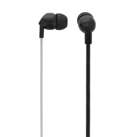 Căști TNB Be Color, cu dopuri, cu microfon, mufă 3.5 mm, 98 dB, cablu 1.2 m, negru