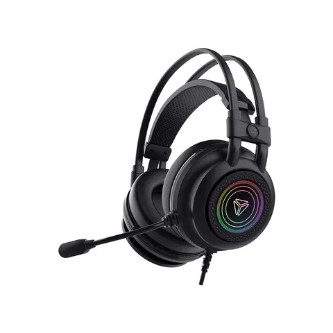 Căști Yenkee 3035 Shadow, gaming, USB, 112 dB, cablu 2.4 m, negre