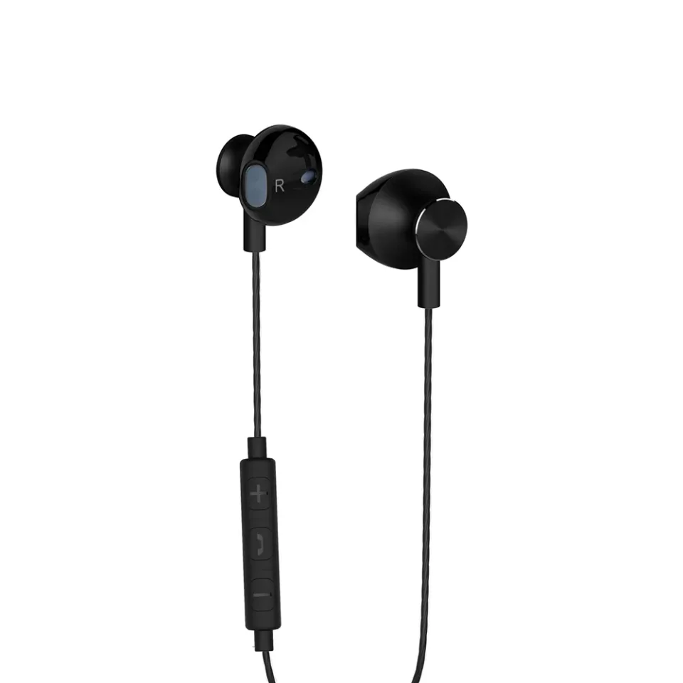 Căști Yenkee 305BK, cu microfon, jack de 3.5 mm, 119 dB, cablu de 1.2 m, negru
