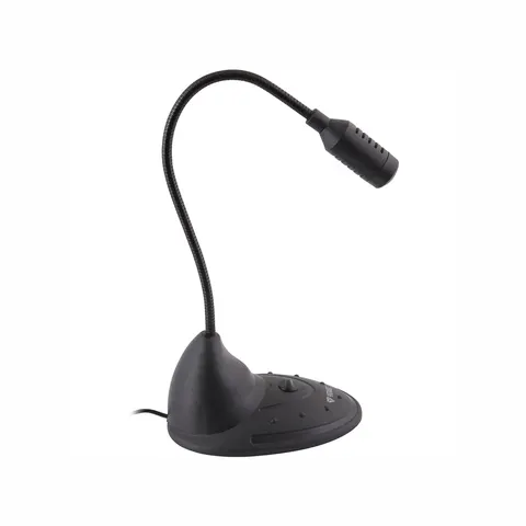 Microfon Yenkee 1011BK Desktop, reglabil, negru, jack 3.5 mm