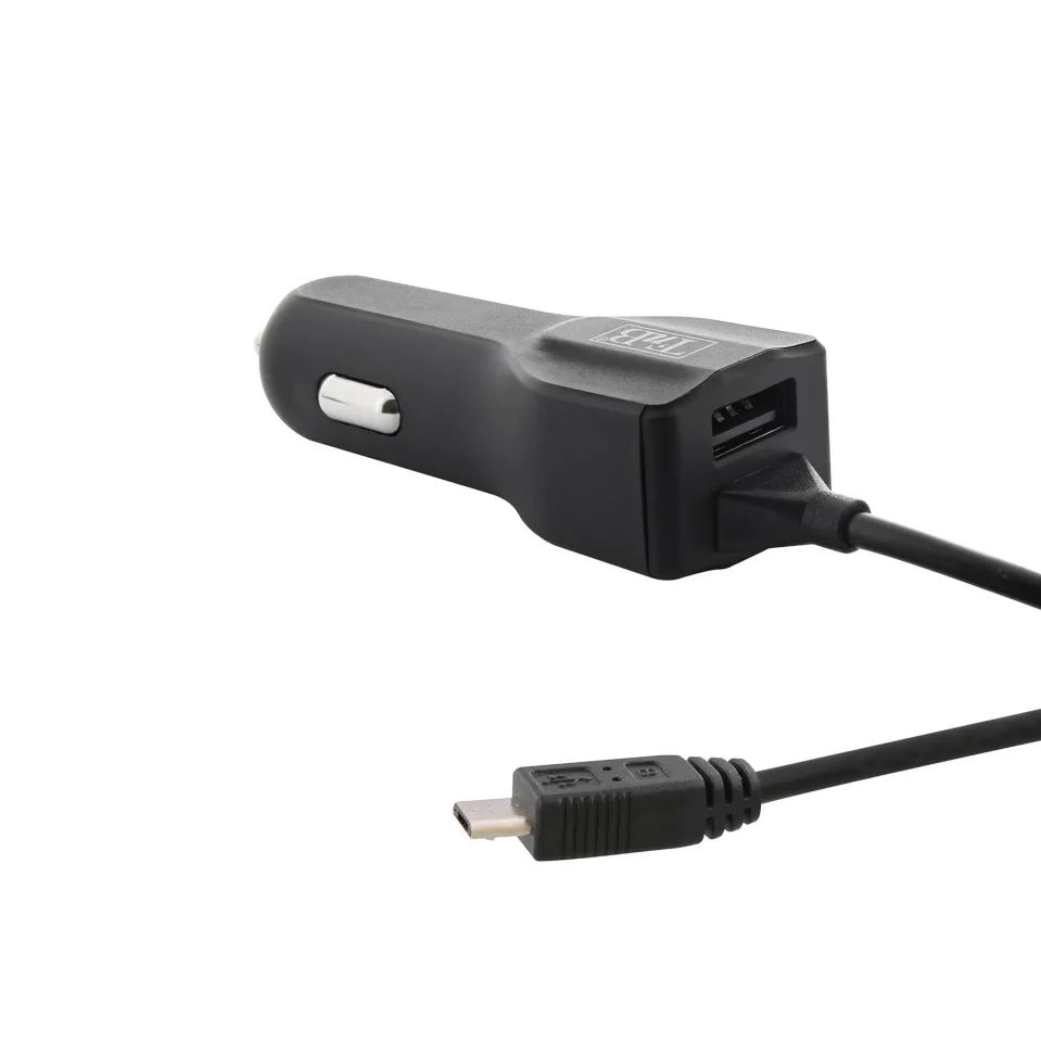Încărcător auto TNB, cu cablu, Micro USB, lungime 1.1 m