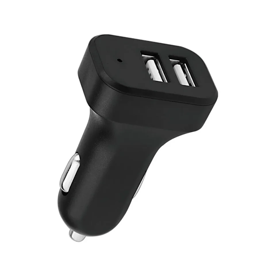 Încărcător auto Wesdar, 2 USB, negru