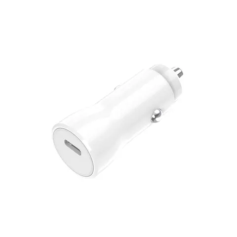 Încărcător auto TNB, USB Type C, 20 W, cablu USB Type C - Lightning, lungime 1 m