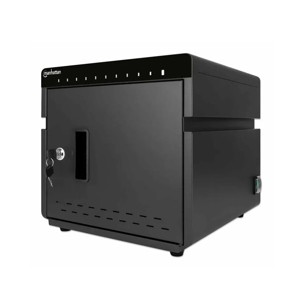 Dulap pentru încărcarea smartphone-urilor Manhattan, tabletelor și dispozitivelor USB, 180W, până la 10 bucăți