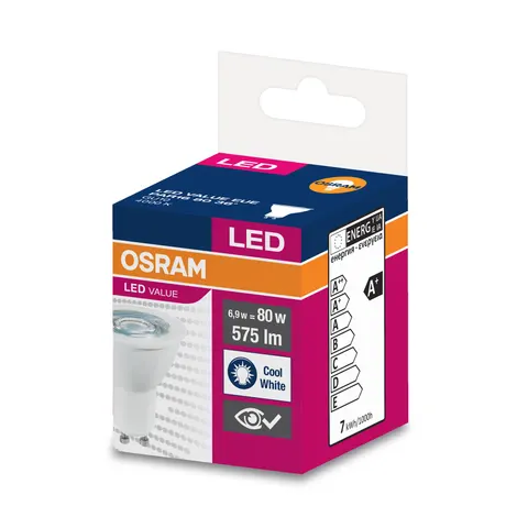 Bec Osram LED, GU10, 6.9W, 230V, 575 lm, 4000K