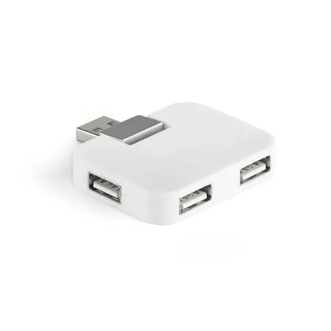 Hi!dea USB hub, 4 porturi, alb